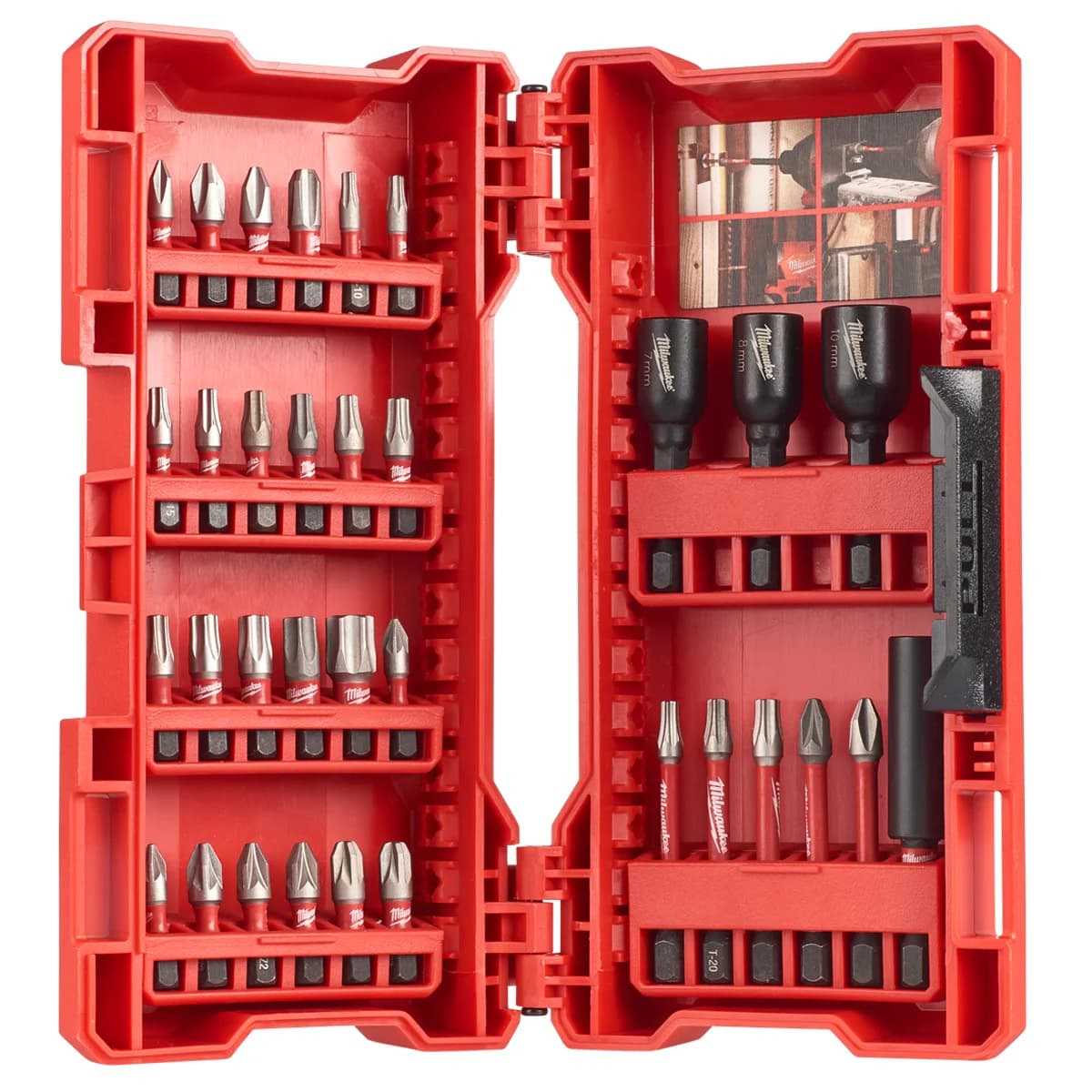 SHOCKWAVE IMPACT 32-PIECE BIT & ADAPTER SET 4932430905 MILWAUKEE