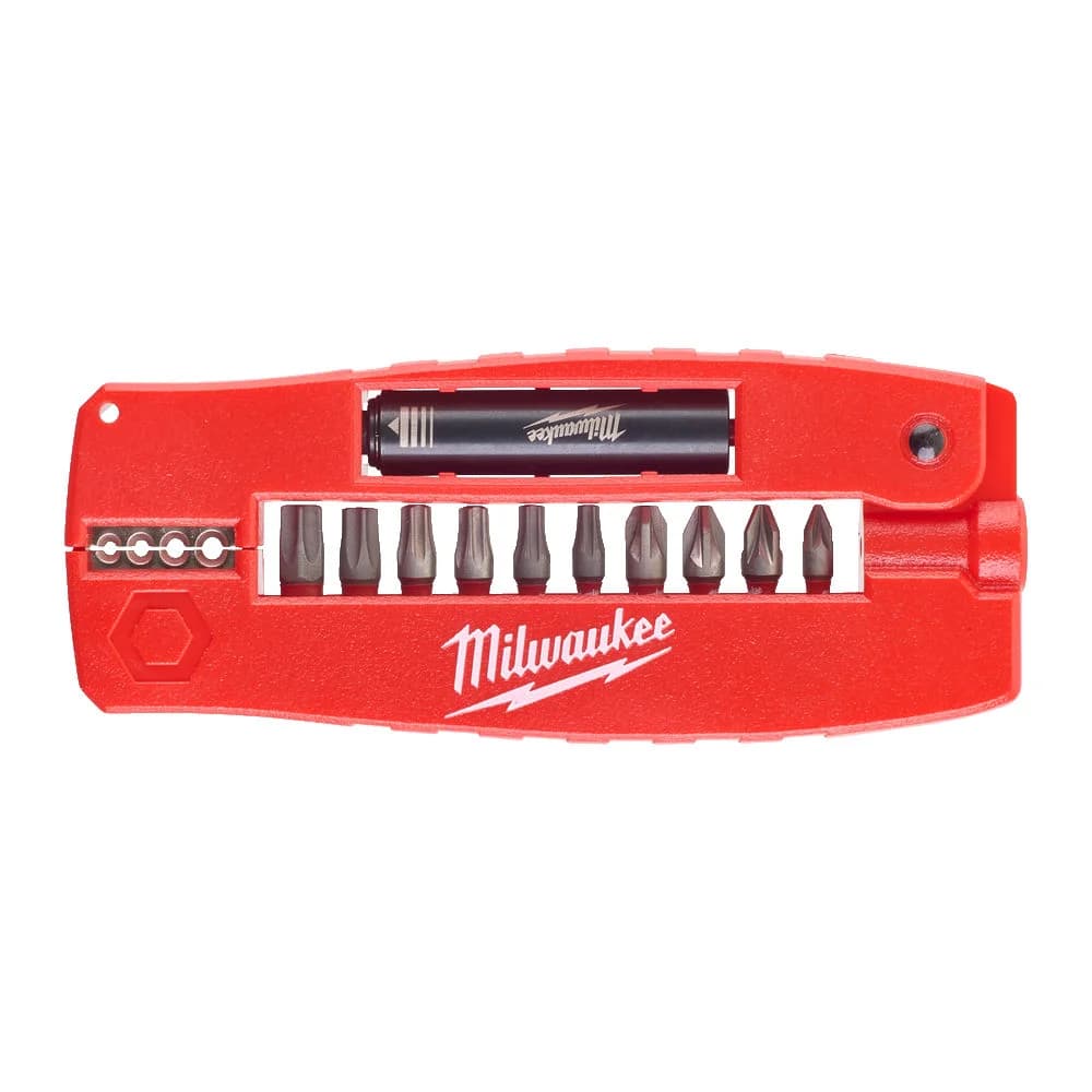 SHOCKWAVE IMPACT 12-PIECE BIT & ADAPTOR SET 4932430910 MILWAUKEE