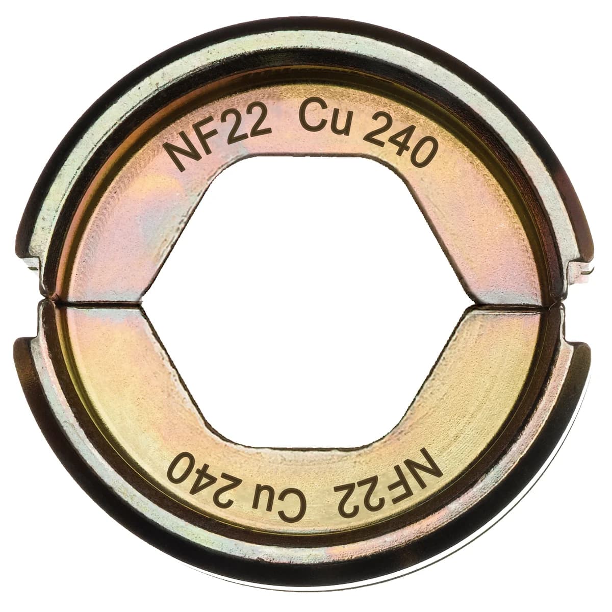 Milwaukee HCCT Crimping Die NF22 for 240 mm² Copper Lugs, Hex Shape