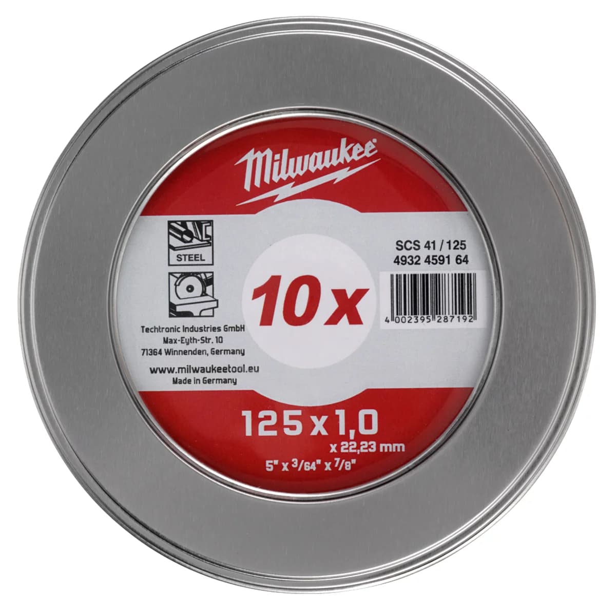 ΔΙΣΚΟΣ ΚΟΠΗΣ CD 125x1mm SET 10 TEM. 4932459164