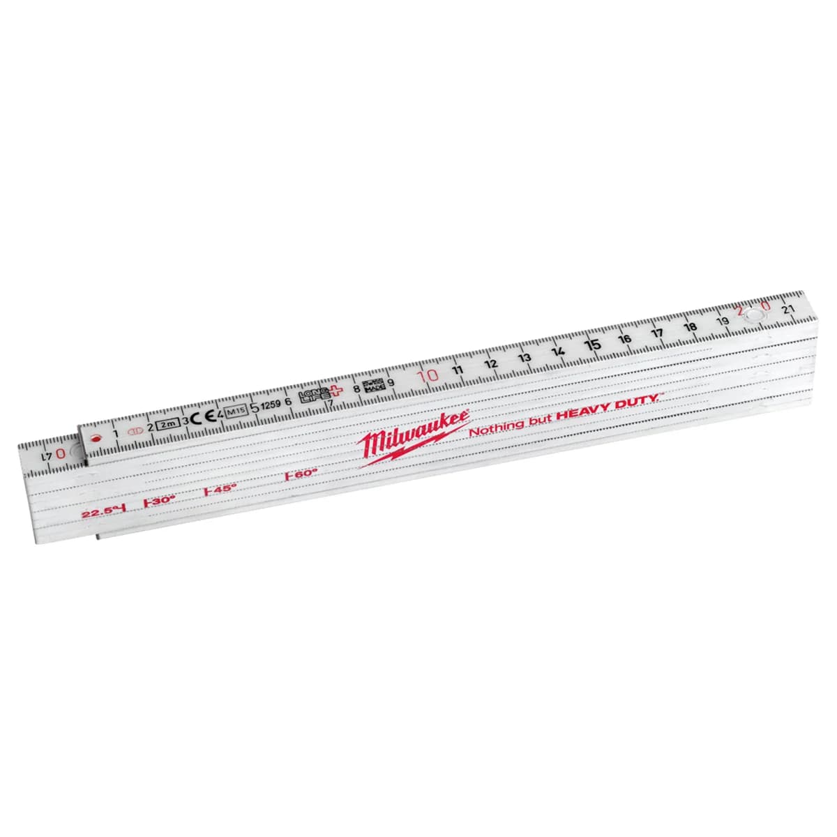 Milwaukee Folding Composite Ruler 2m