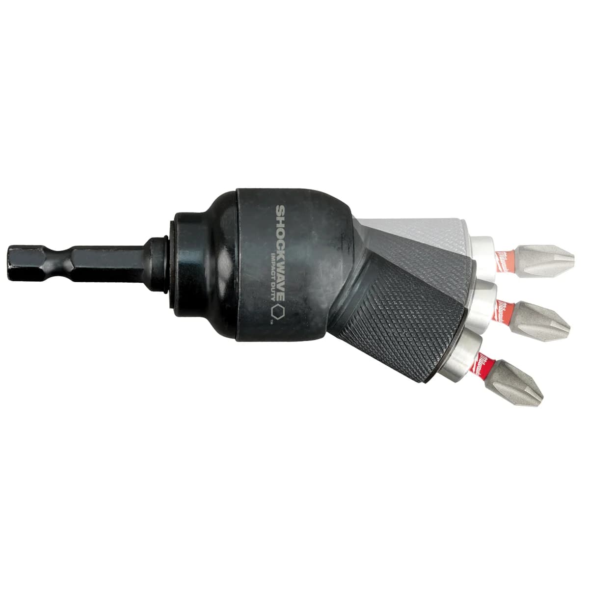 Milwaukee 11-Piece Screwdriver Bit Set with Knuckle Angle Adapter 4932459781