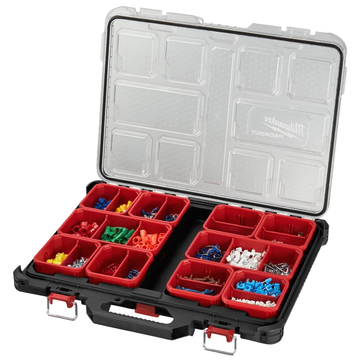 Milwaukee PACKOUT Organizzatore Attrezzi Compatto e Sottile 4932471064 per Sistema di Archiviazione Modulare