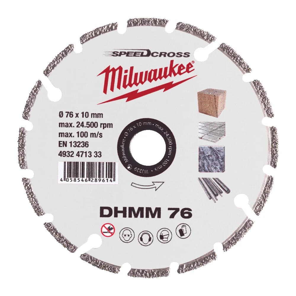 Milwaukee DHMM 76mm Diamond Cutting Disc