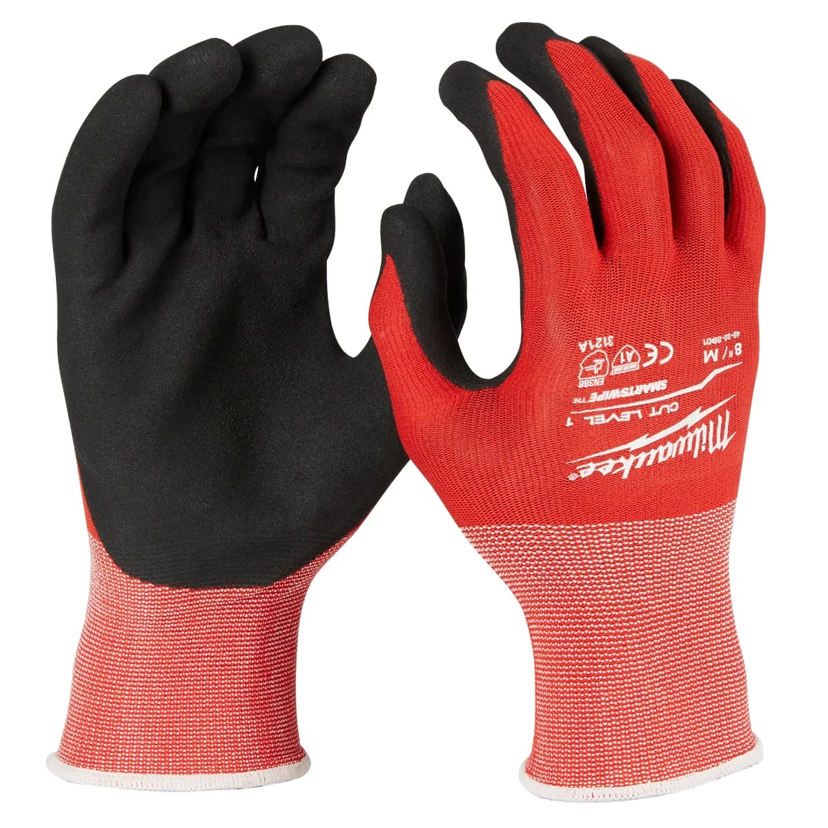 Milwaukee AntiCut Level A Cut-Resistant Gloves Size 8/M with SMARTSWIPE™, Winter Lined