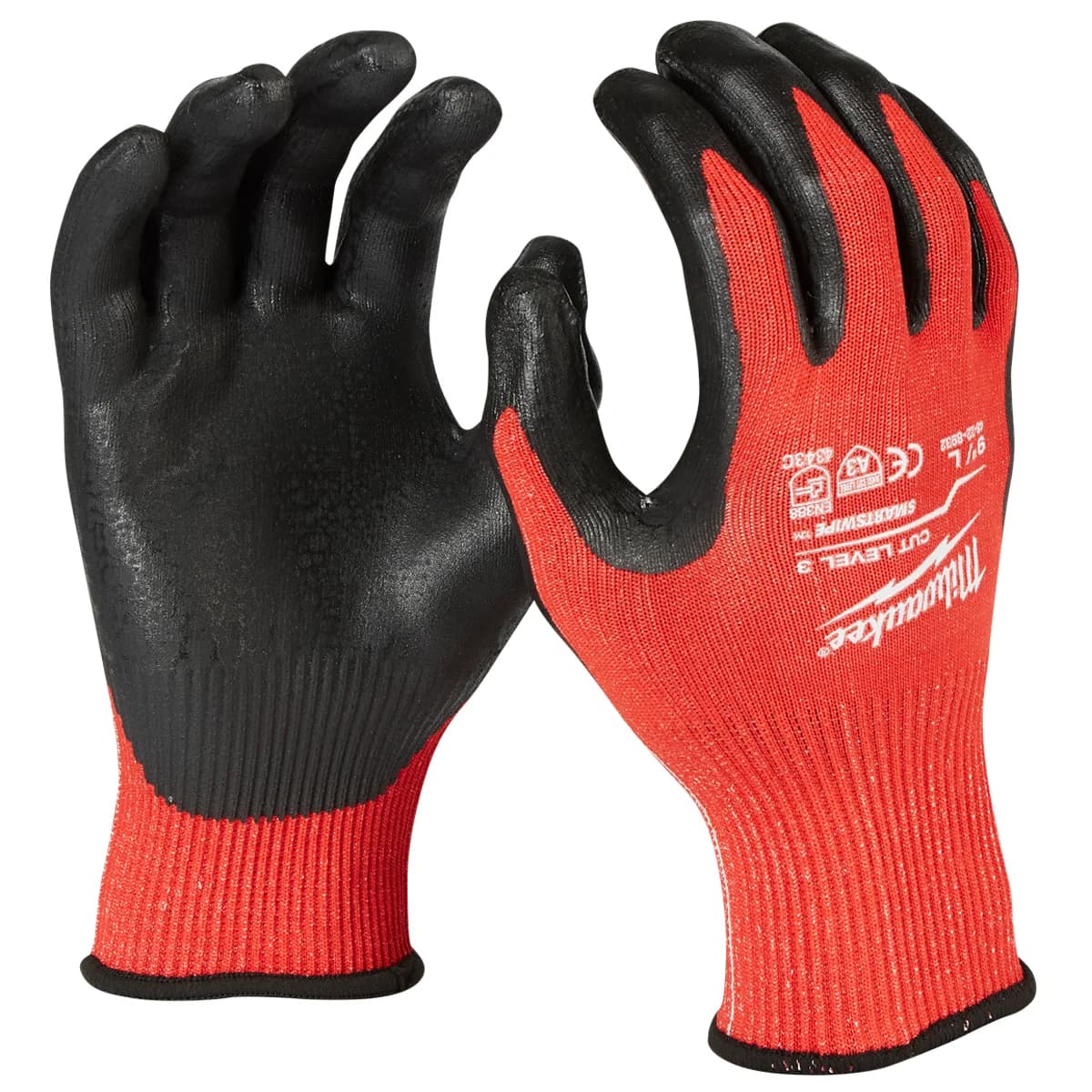 Milwaukee AntiCut Level C Cut-Resistant Nitrile-Coated Gloves, Size XL (10)