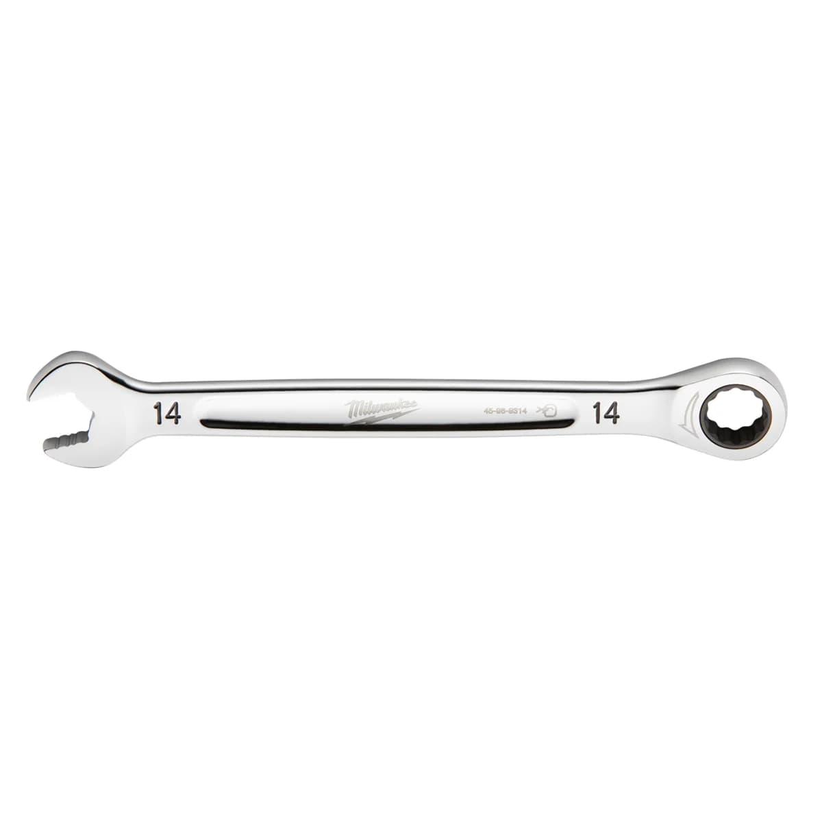 Milwaukee 14mm Ratcheting Combination Wrench, 144-Tooth, 4932471507