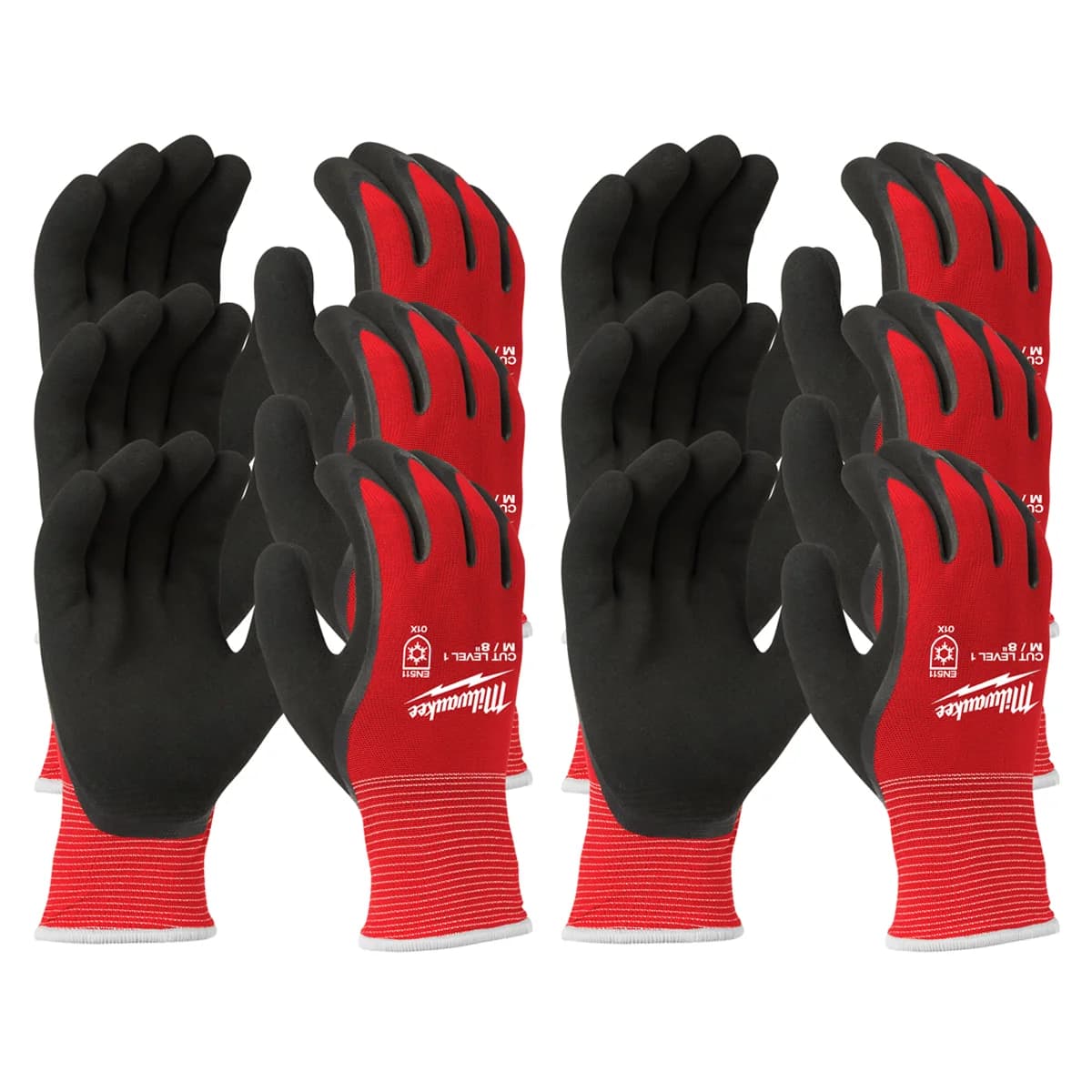 Guanti invernali anticut livello A set da 12 paia 8/M 4932471606