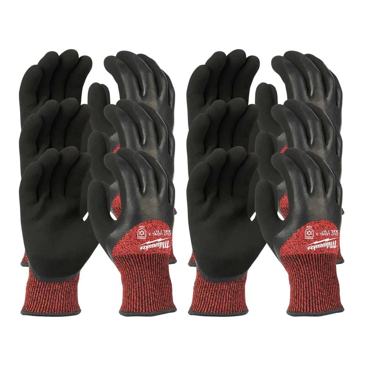 Guanti invernali anticut livello C set da 12 paia 11/XXL 4932471613