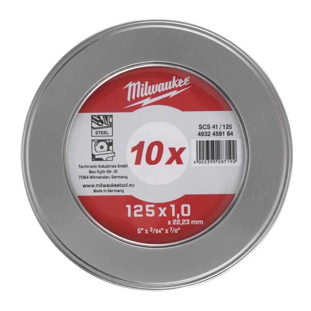 Disco da taglio INOX CD PRO+ 125x1mm set da 10 pezzi 4932478998 per acciai inossidabili