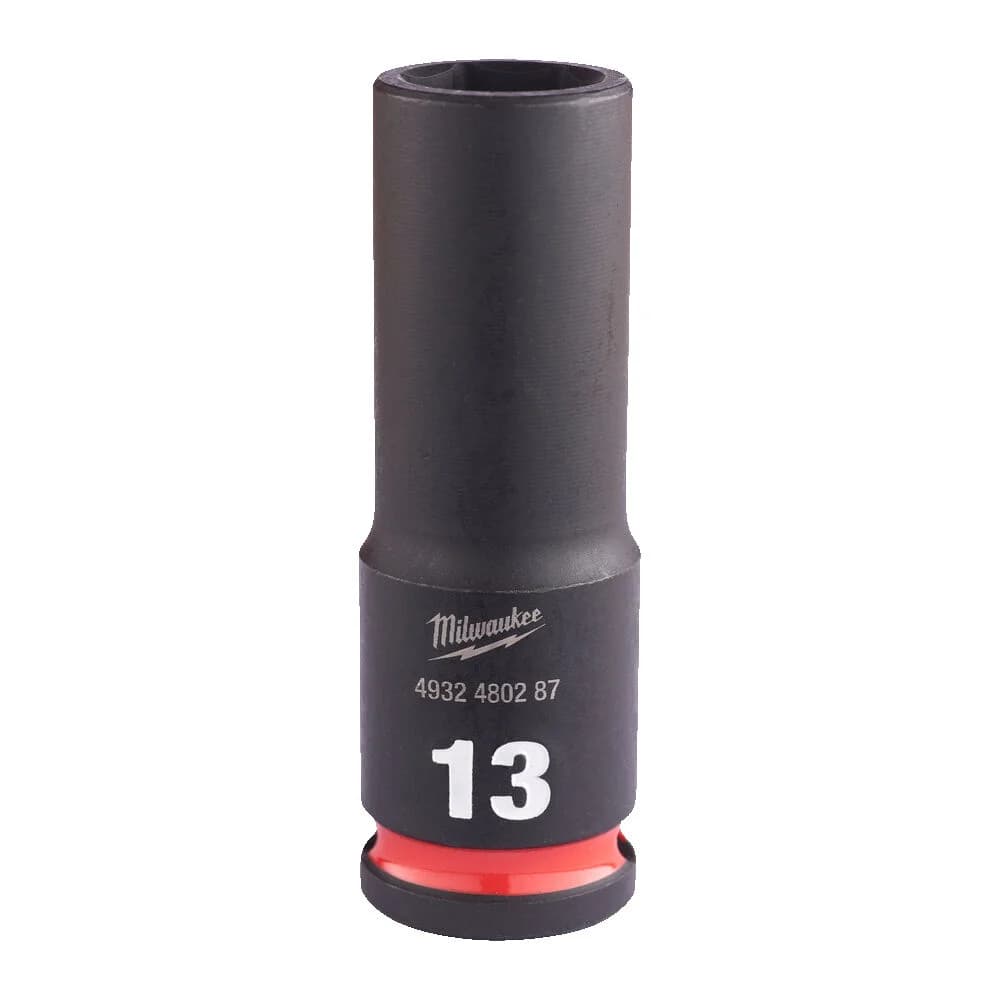 Milwaukee SHOCKWAVE Impact Duty Long Hex Socket 3/8" Drive 13mm