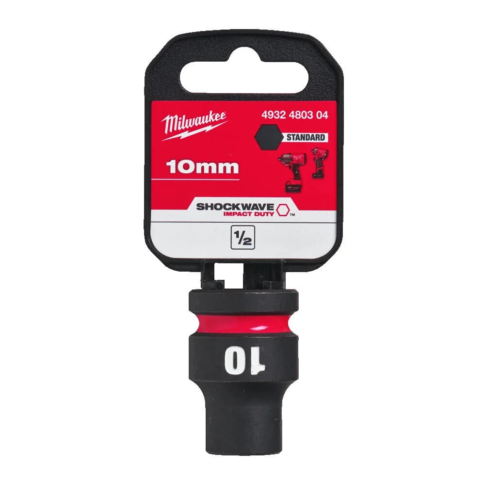 Milwaukee SHOCKWAVE Impact Duty 1/2\" Drive Socket, 10mm
