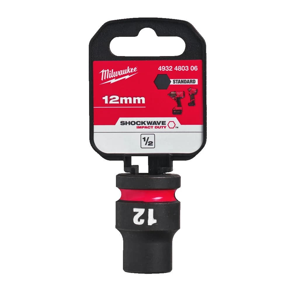 Milwaukee SHOCKWAVE Impact Duty 1/2\" Drive 12mm Socket