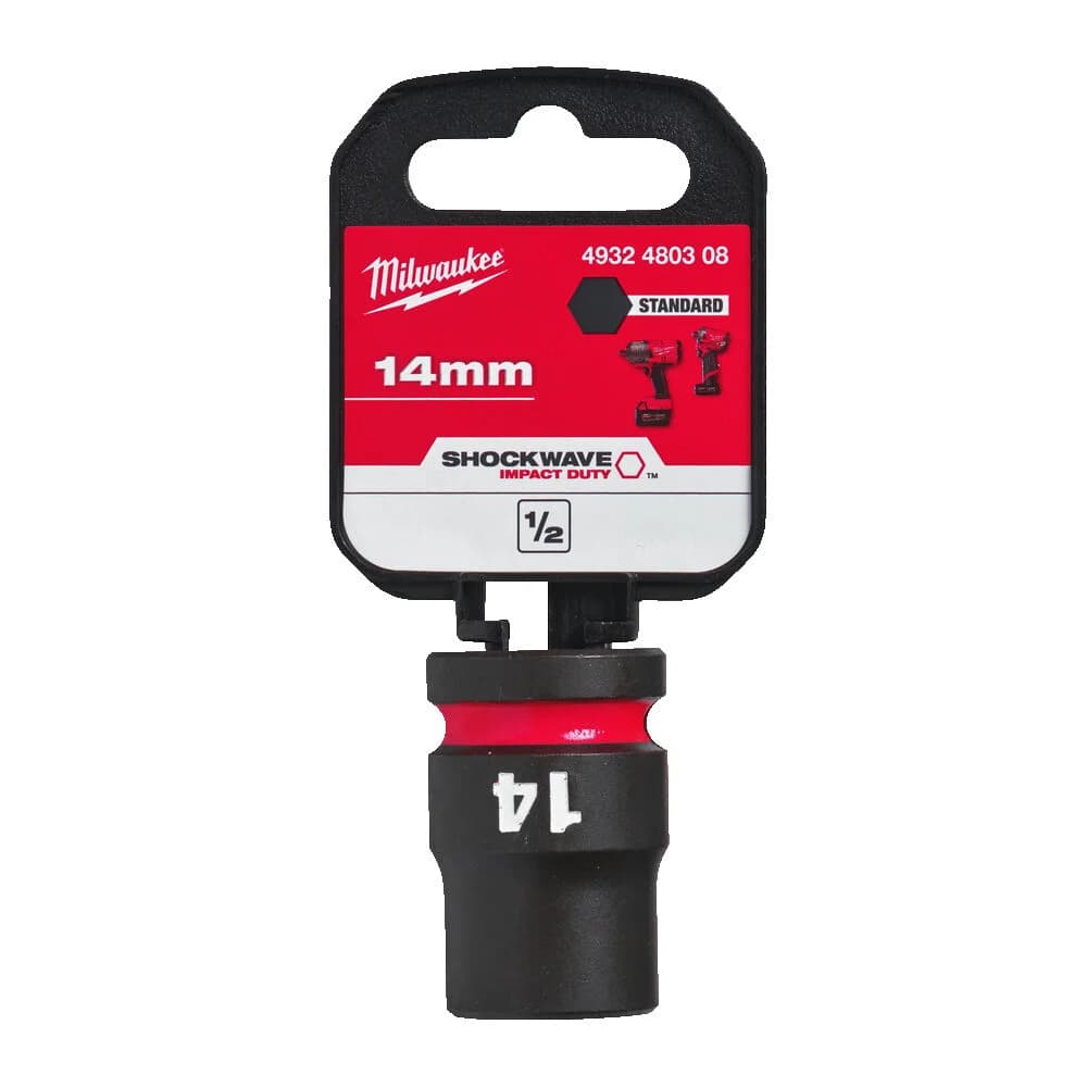 Milwaukee SHOCKWAVE Impact Duty 1/2\" Drive Socket, 14mm