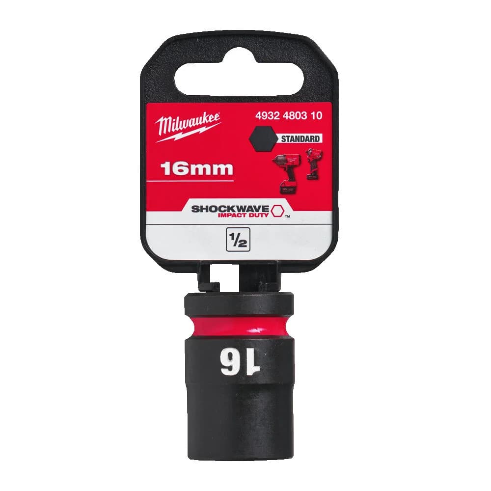 Milwaukee SHOCKWAVE Impact Duty 1/2" Drive 16mm Socket