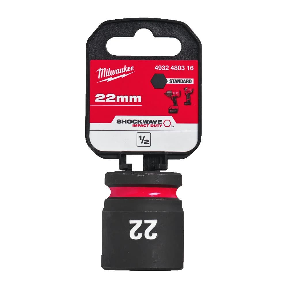 Milwaukee Shockwave Impact Duty 1/2" Drive 22mm Socket