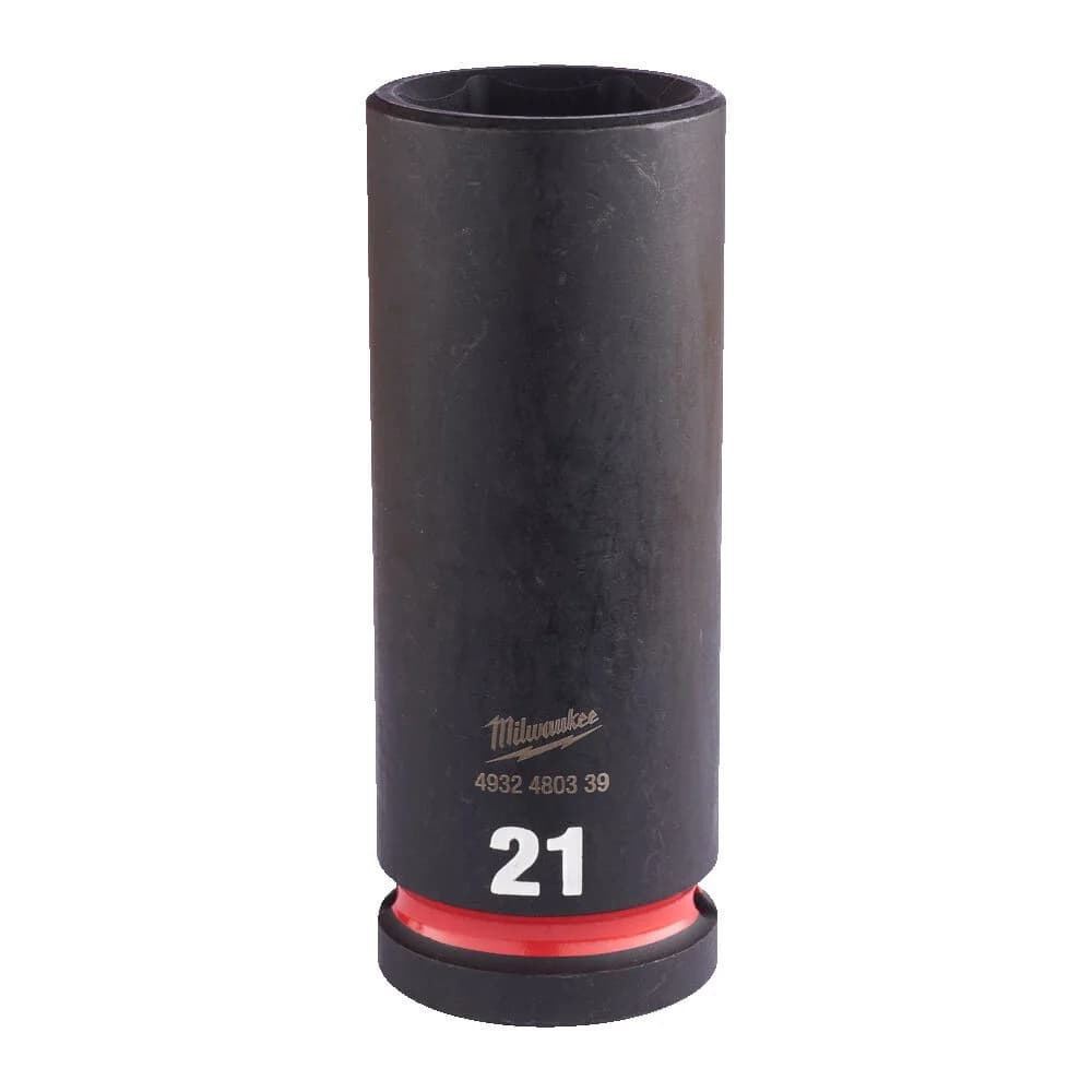 Milwaukee SHOCKWAVE Impact Duty Deep Socket 1/2" Drive 21mm