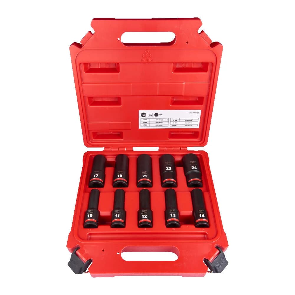 ΚΑΡΥΔΑΚΙΑ ΚΡΟΥΣΗΣ ΜΑΚΡΙΑ SHW 1/2" SET 10τμχ  4932480457