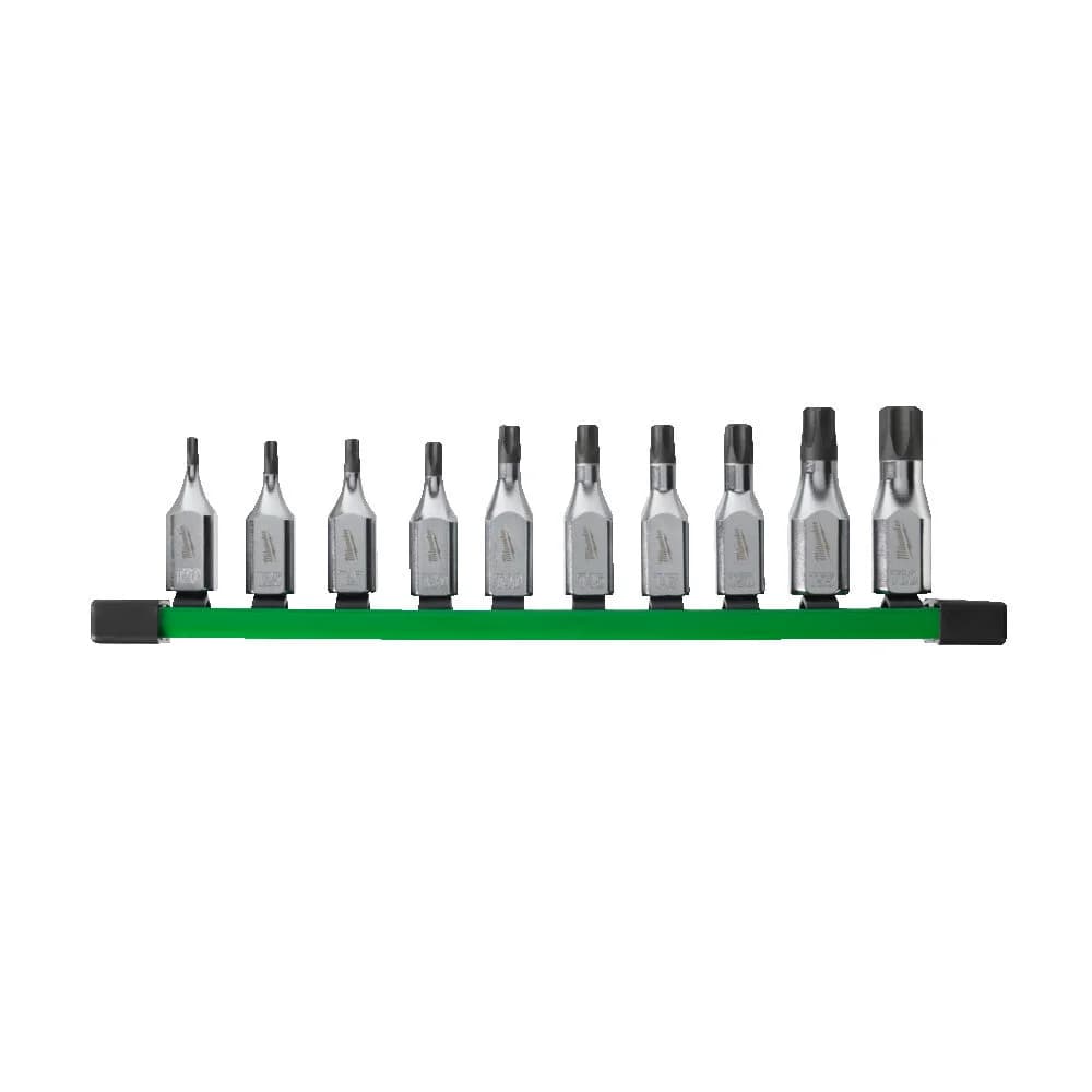 Milwaukee 10-Piece TORX Socket Set 3/8" Drive 4932480564