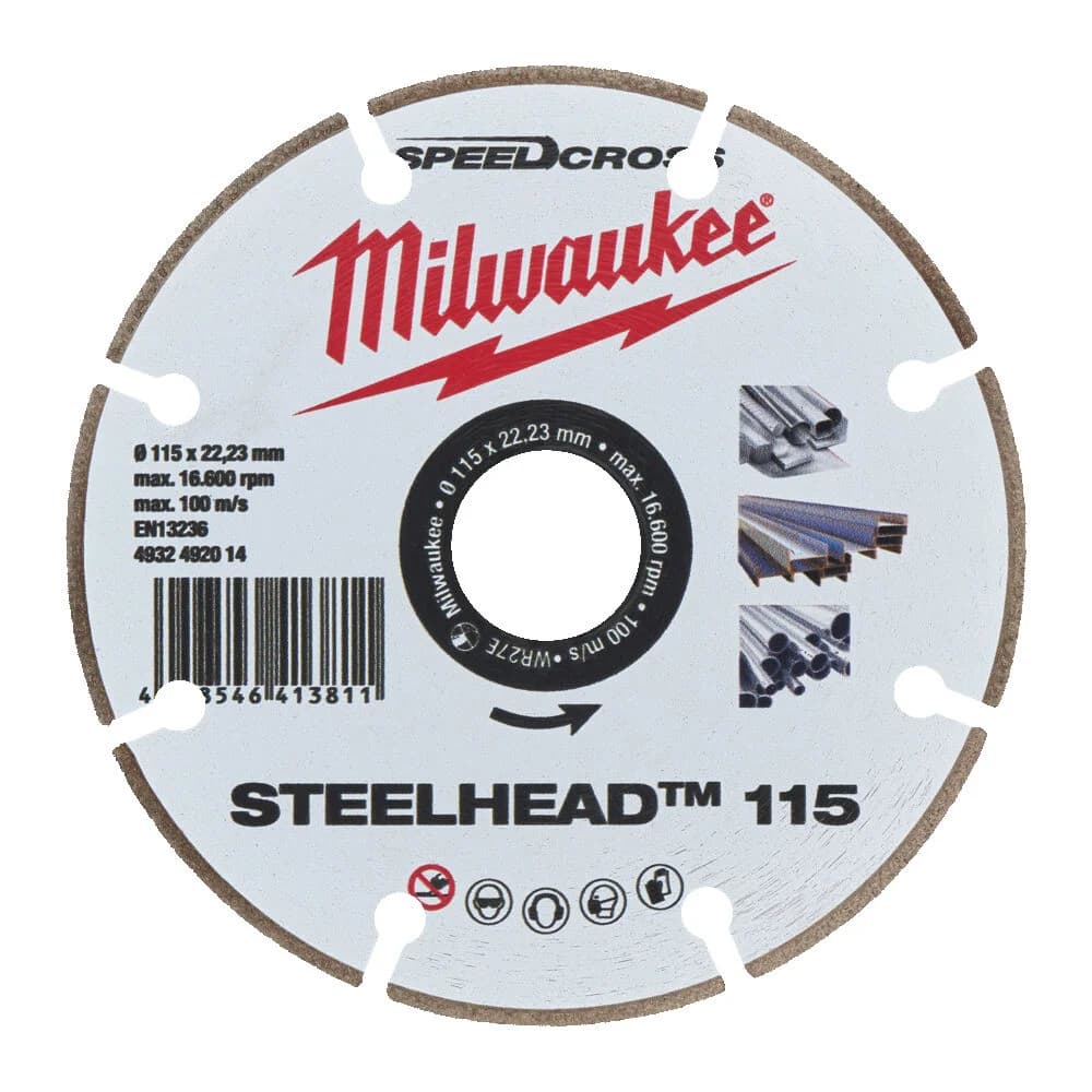ΔΙΣΚΟΣ ΔΙΑΜΑΝΤΕ STEELHEADTM 115mm 4932492014