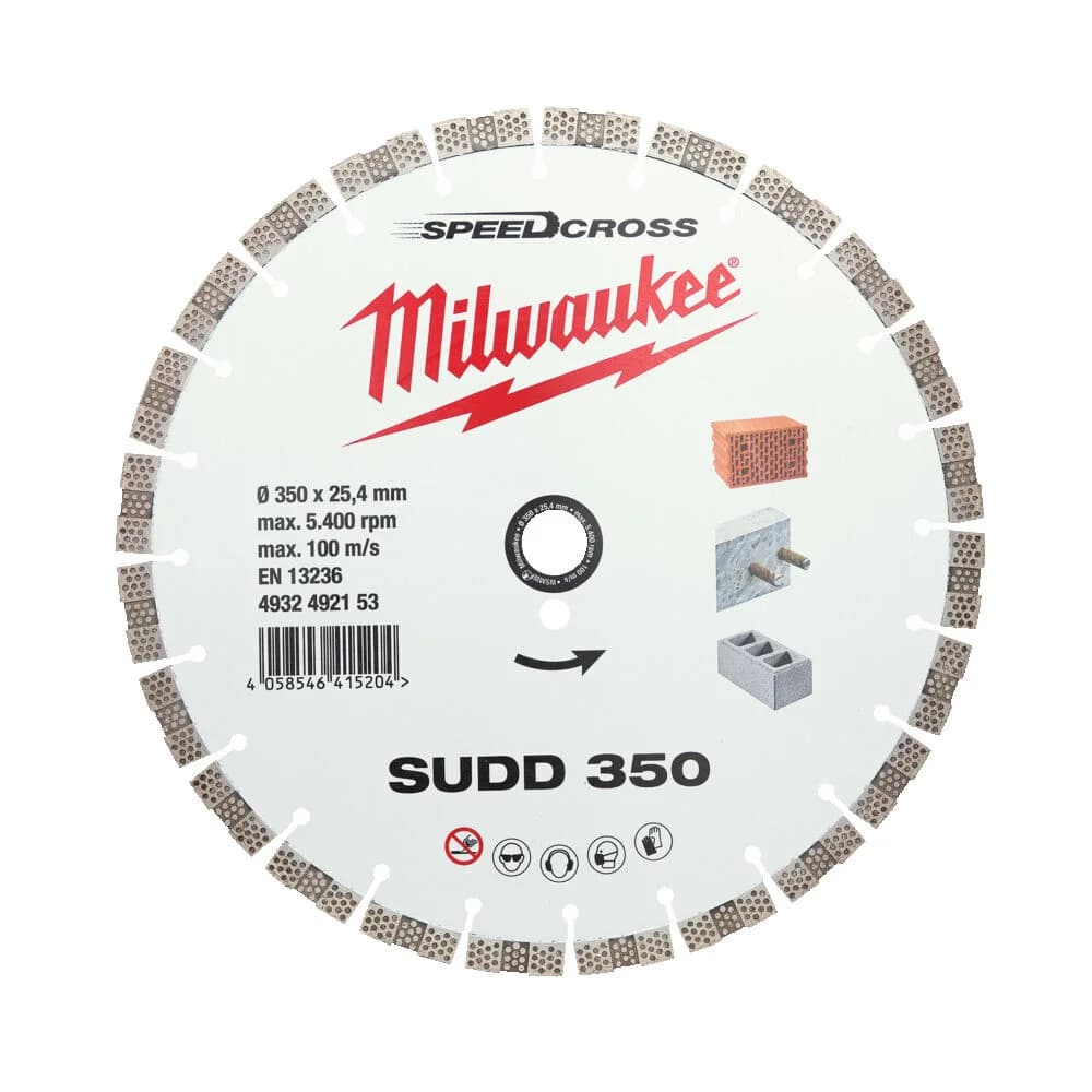 SUDD 350mm Diamond Cutting Disc 4932492153 for Concrete and Masonry