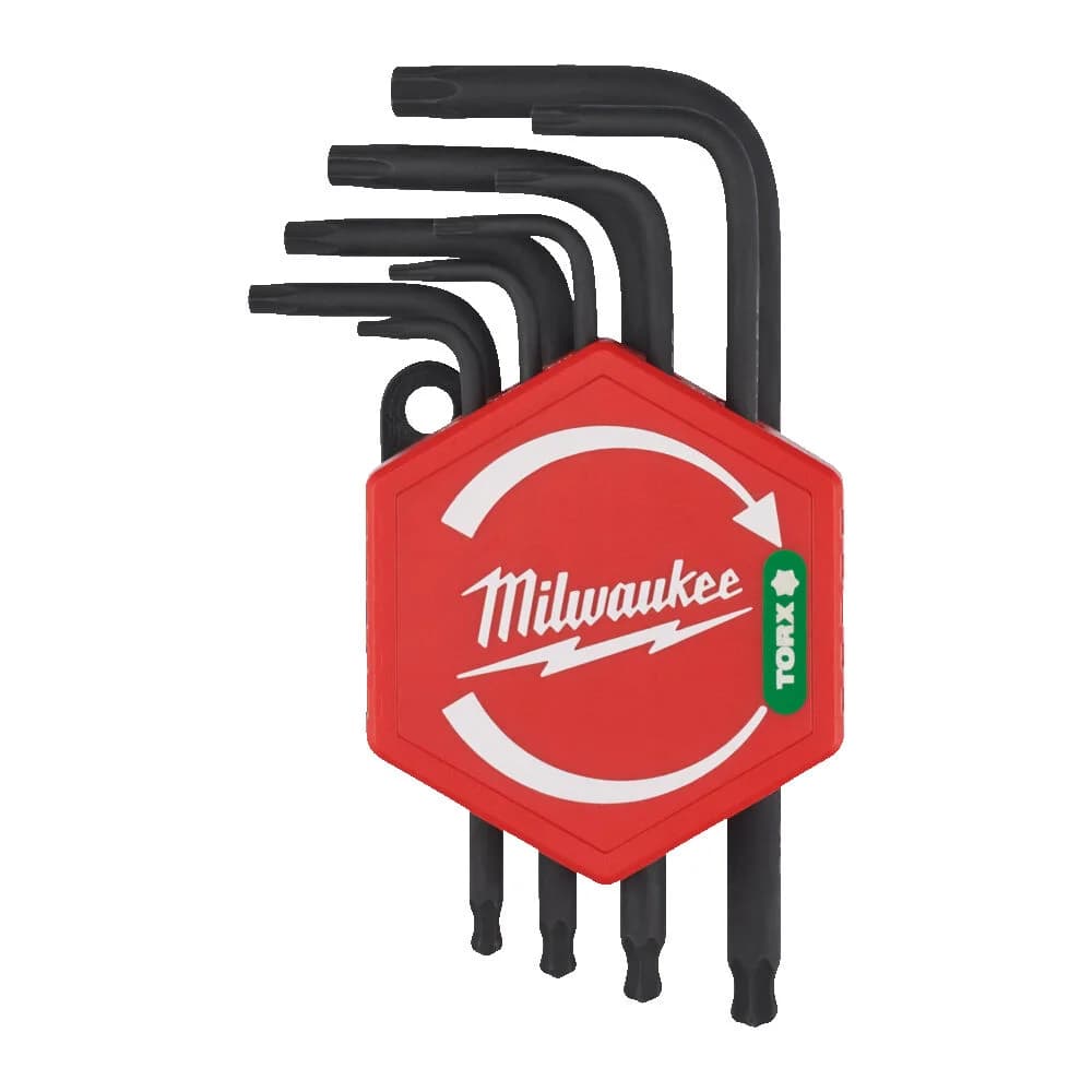 Milwaukee 9-Piece Short Torx Key Set (T8-T40) with Patented Case