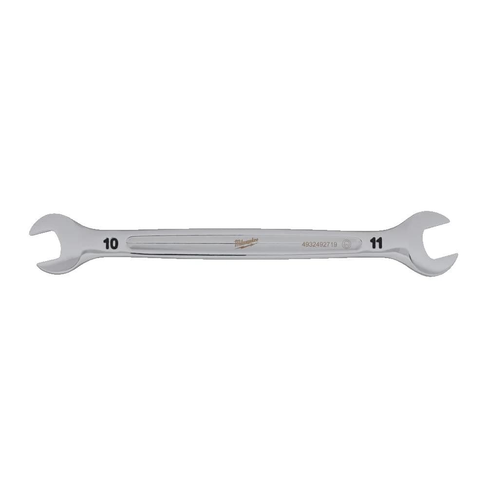 Milwaukee 10x11mm Double Open-End Wrench, 156mm