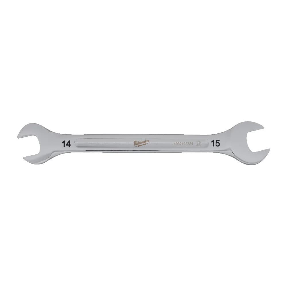 Milwaukee 14x15mm Double Open-End Wrench, 188mm