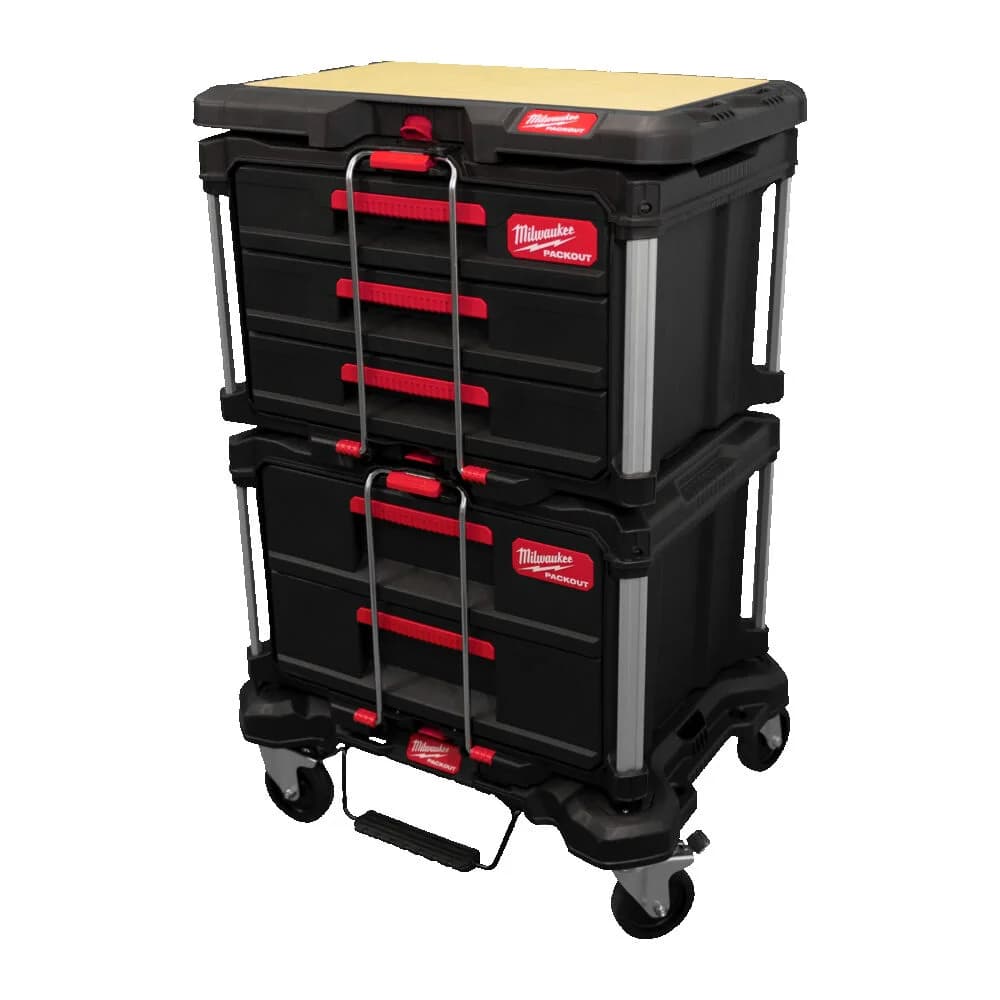 Milwaukee PACKOUT Kit di Contenitori Plastici per Attrezzi 4932492892
