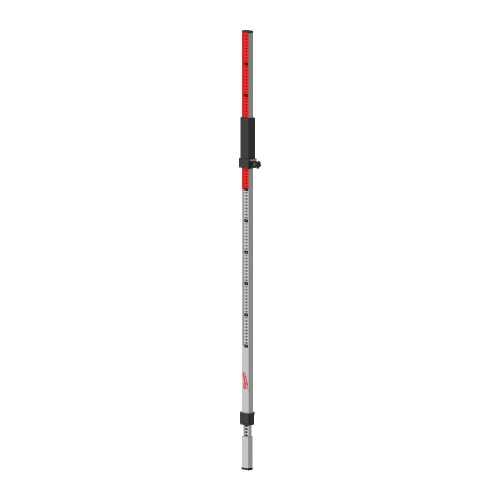 Milwaukee 240 cm Measuring Rod with Level Vial