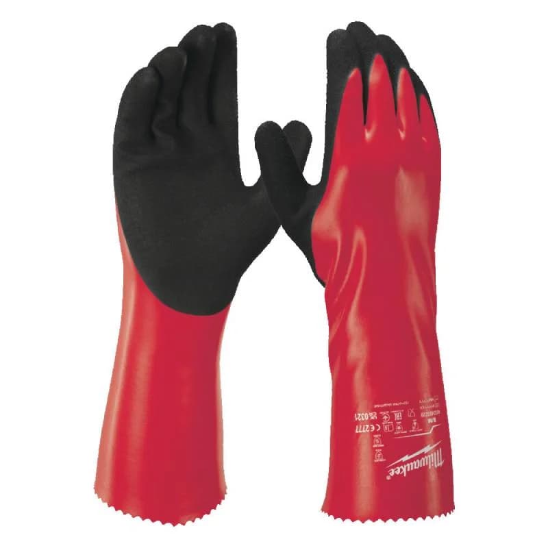 Guanti di protezione chimica S/7 con rivestimento in nitrile e certificazione EN 374-1 4932493228