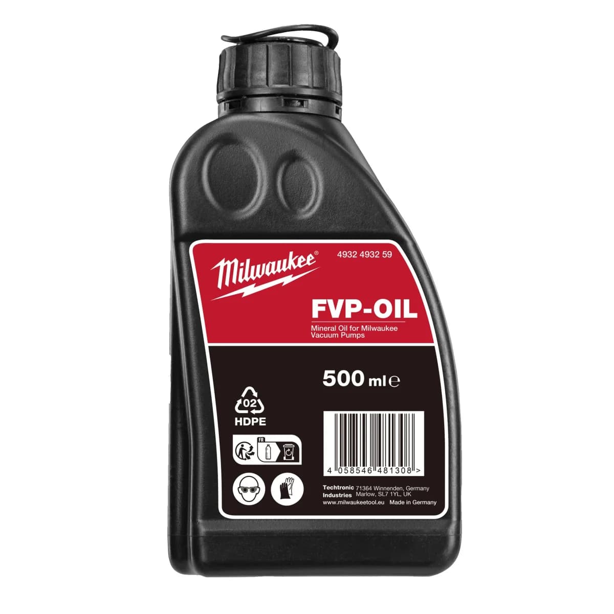 Serbatoio Olio 500ml per Pompa Vuoto 4932493259 MILWAUKEE