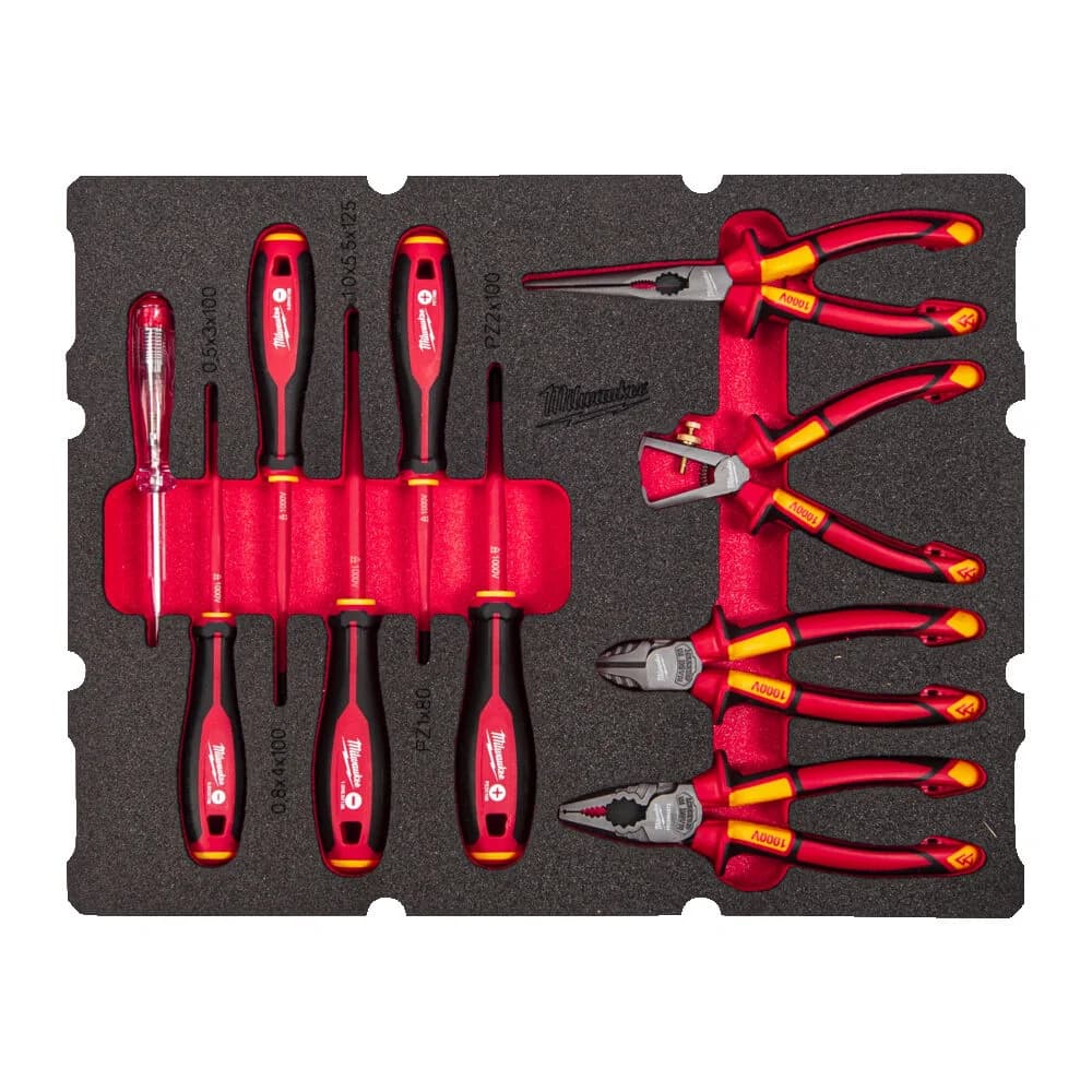 PACKOUT Foam Insert Set for VDE Insulated Tools 10-Piece Milwaukee