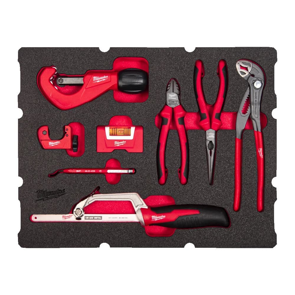 PACKOUT Plumber's Tool Insert Set, 8 Pieces