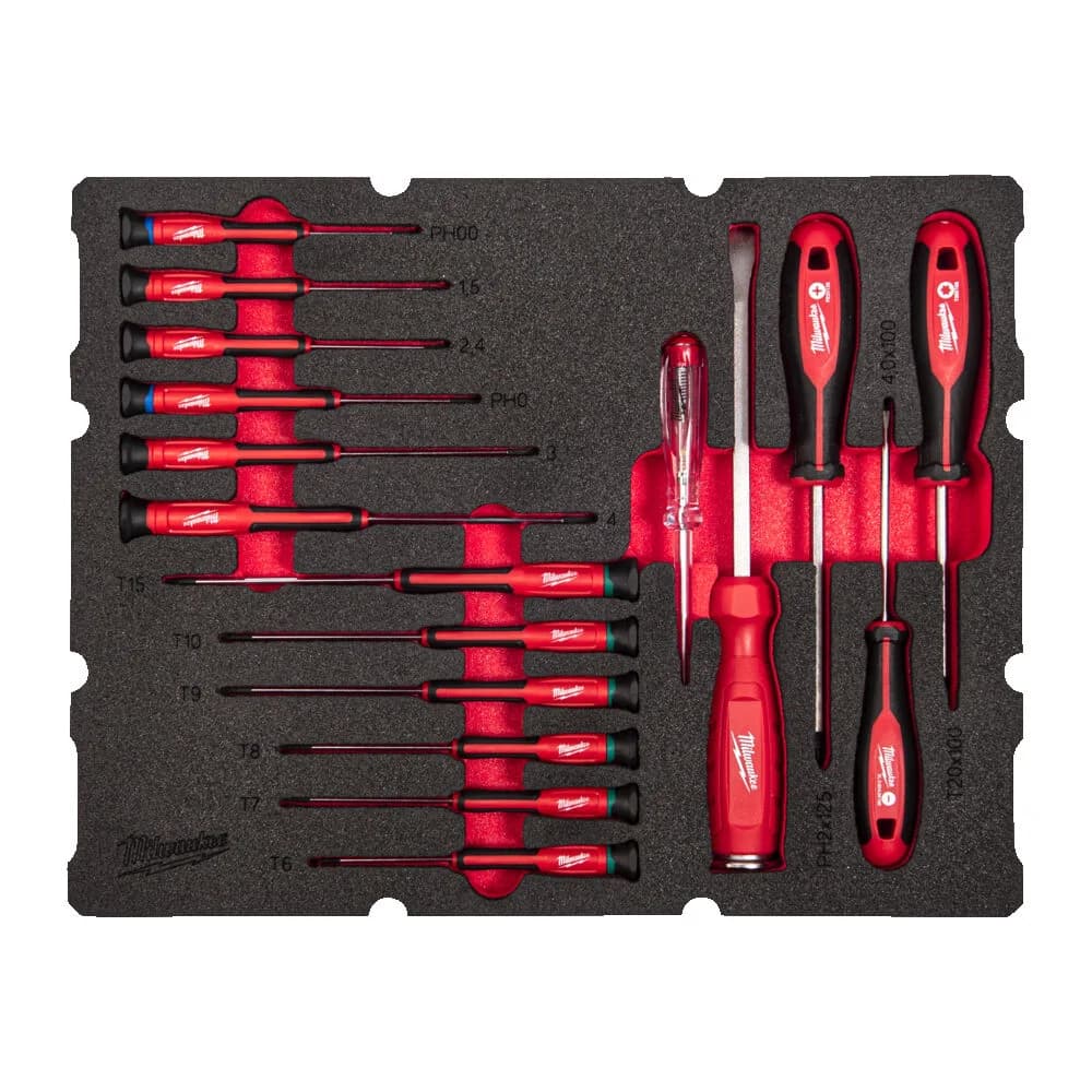 PACKOUT Precision Screwdriver Insert Set 17-Piece