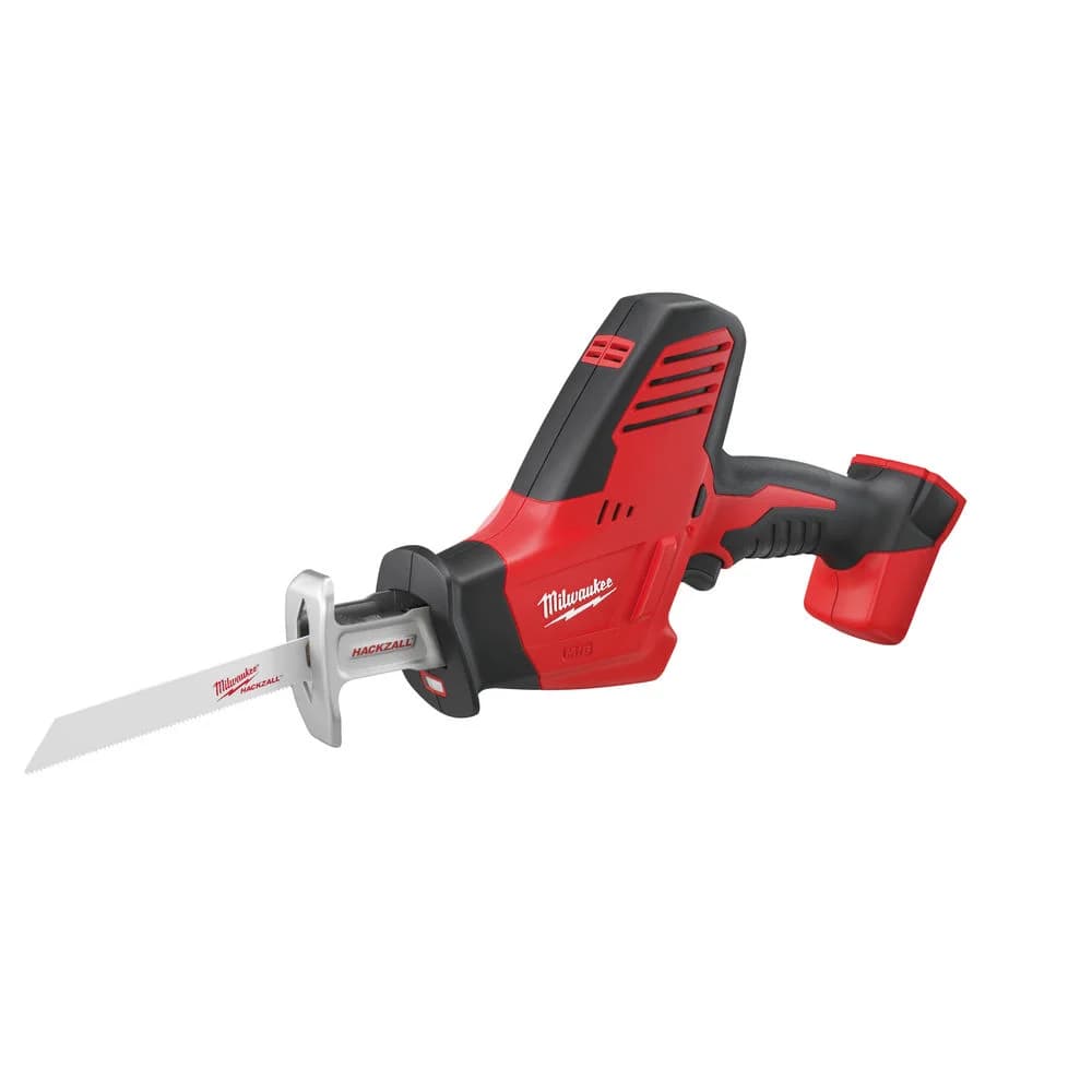MILWAUKEE M18 HACKZALL One-Handed Reciprocating Saw, 18V, 20mm Stroke, 3000 SPM, Bare Tool