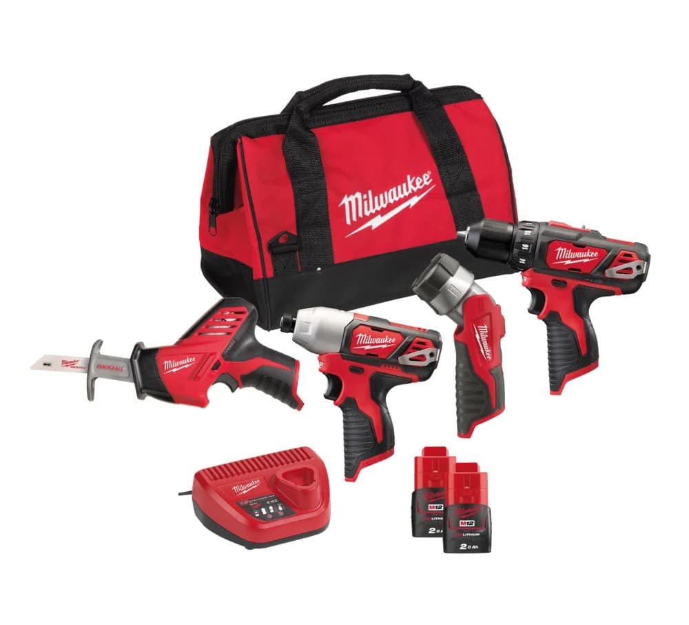 MILWAUKEE M12 BPP4A-202B 4933441240 TOOL SET