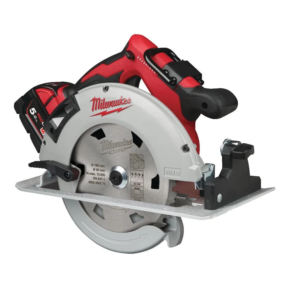 Sega a disco per legno Milwaukee M18 BLCS66-502X senza fili 4933464590