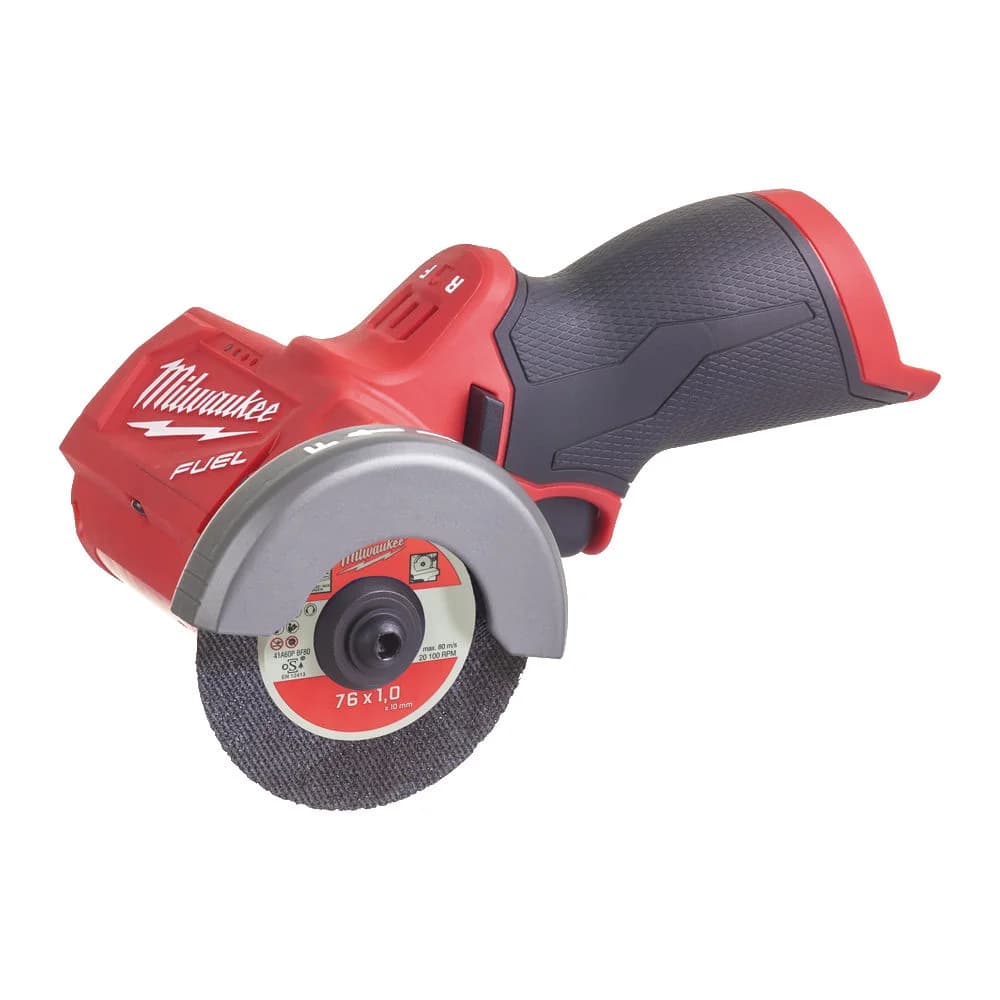 M12 FCOT-0 FUEL 76 mm Cordless Angle Grinder Kit with 2 Batteries
