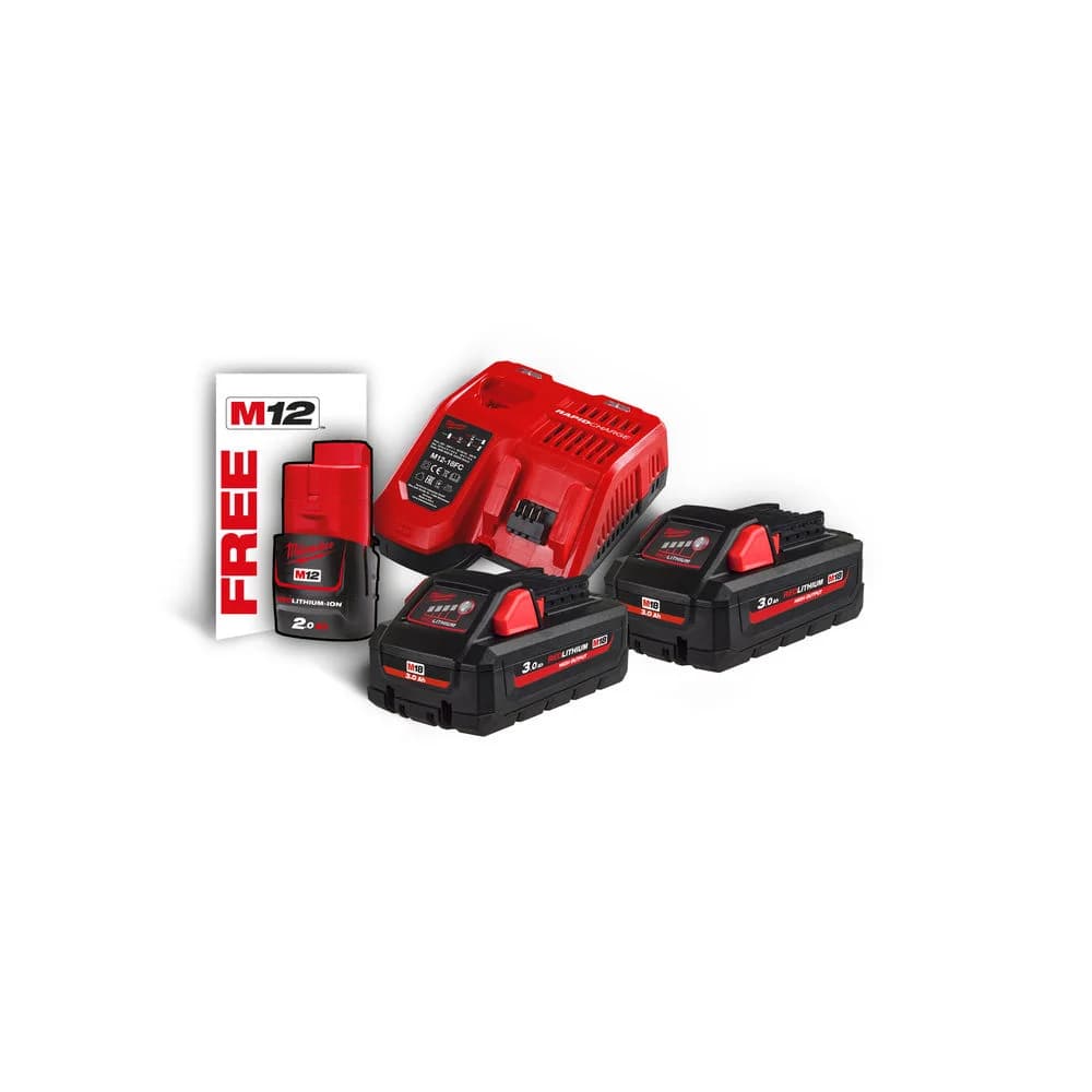 Set batterie e caricatore M18 HNRG-302 4933471071 per utensili senza fili