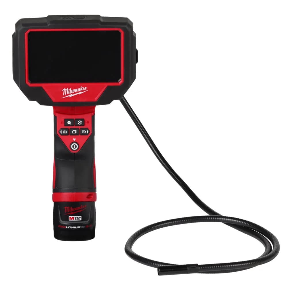 Telecamera Digitale di Ispezione Milwaukee M12 360IC12-201C 4933480740 con Sonda Articolabile 360°