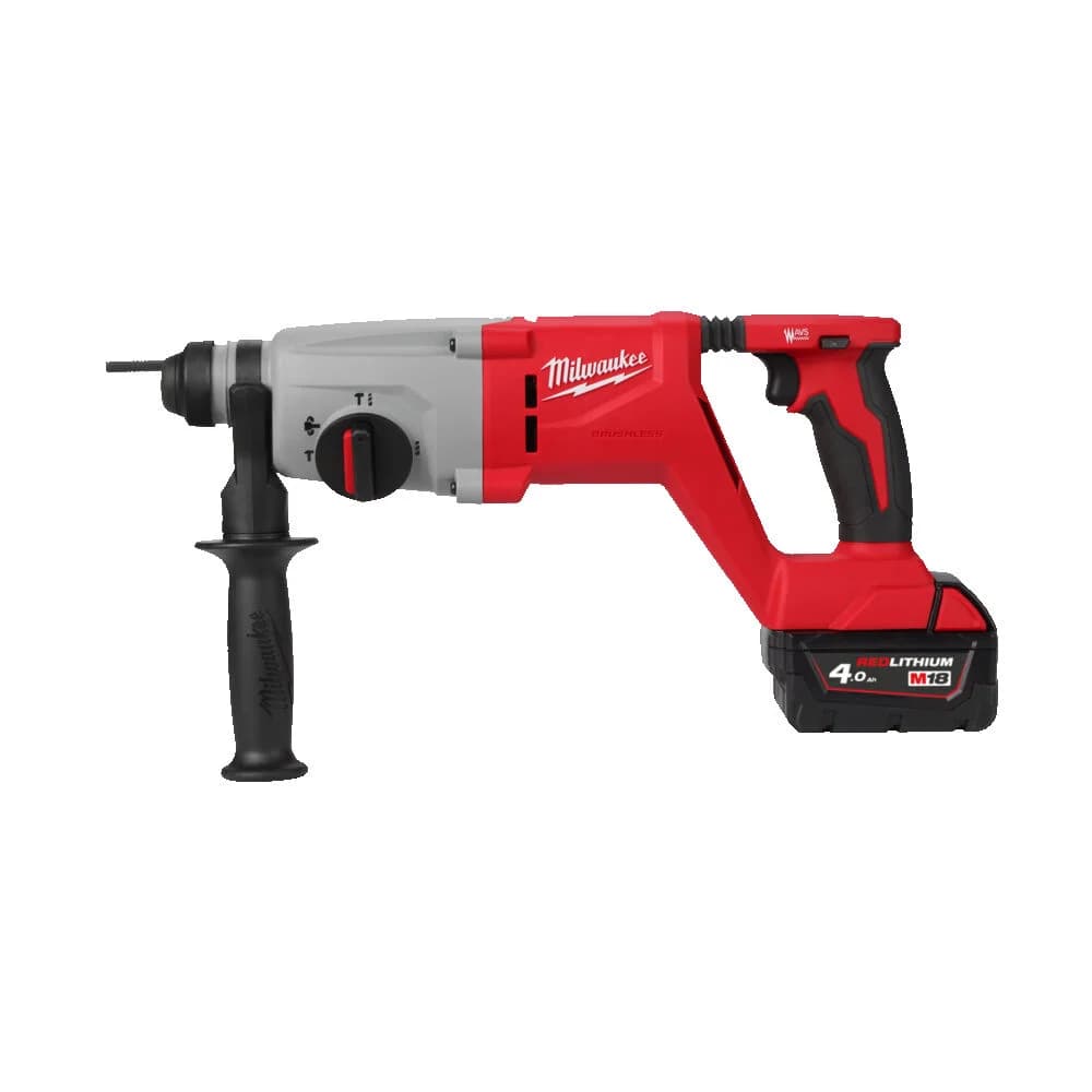 Martello perforatore rotativo SDS-Plus Milwaukee M18 BLHACD26-402X senza fili 4933492480