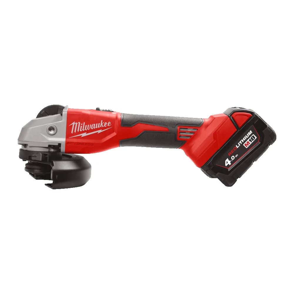 M18 BLSAG125X-402X Brushless 125 mm Angle Grinder Kit with 2 x M18 B4 Batteries
