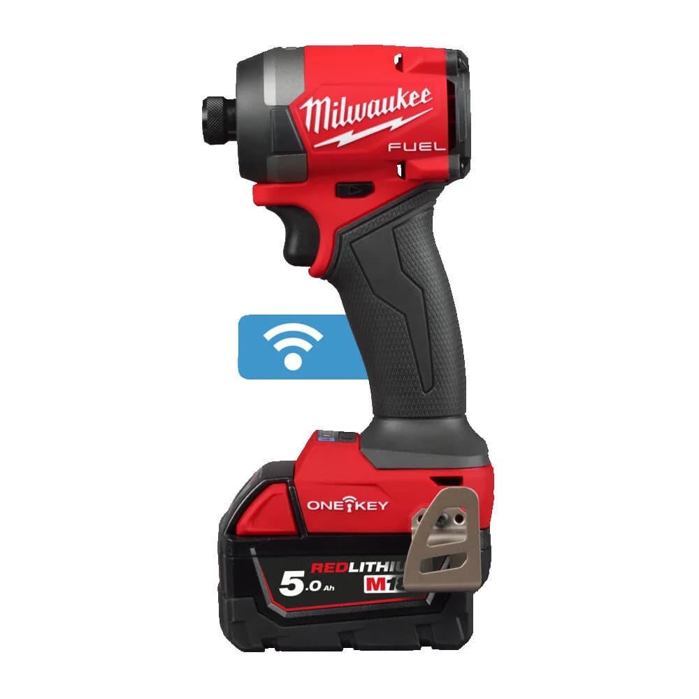 M18 FUEL 1/4" Hex Impact Driver with ONE-KEY, 2x M18 B5 Batteries