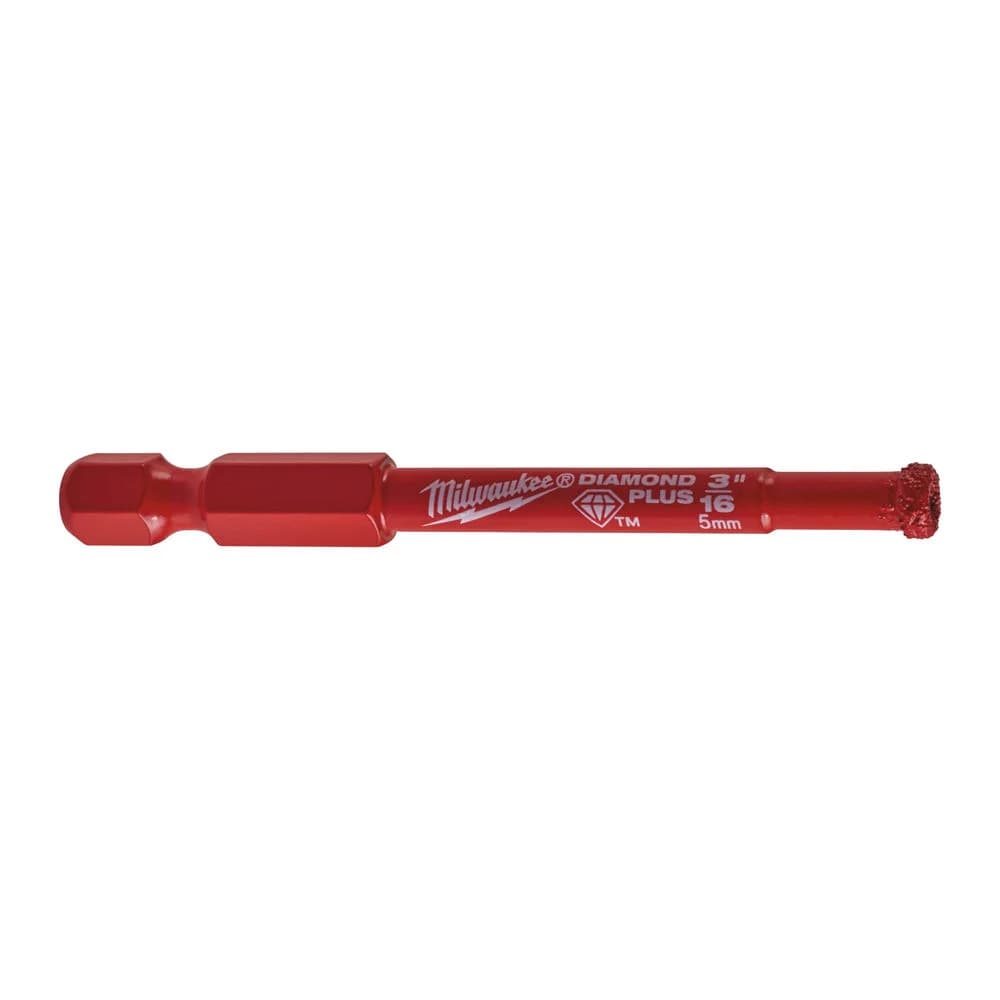 Milwaukee 5 mm Diamond Core Drill Bit for Ceramic Tile, M14 Connection