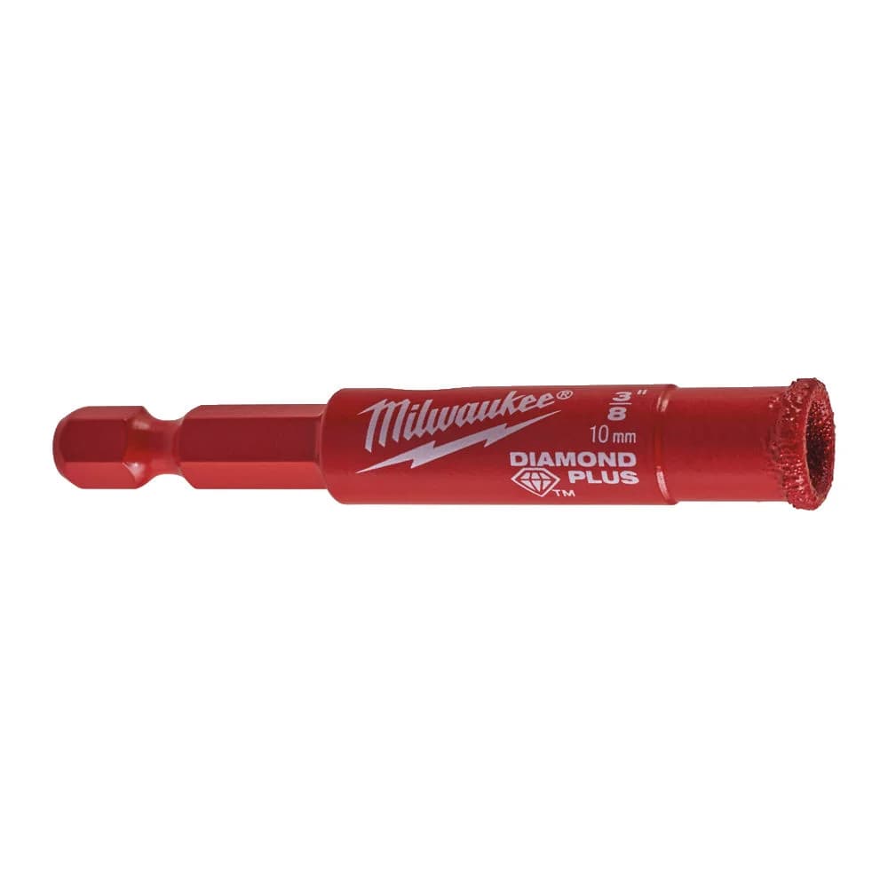 Milwaukee Diamond Core Drill Bit 10 mm 1/4\" Hex, 49560509