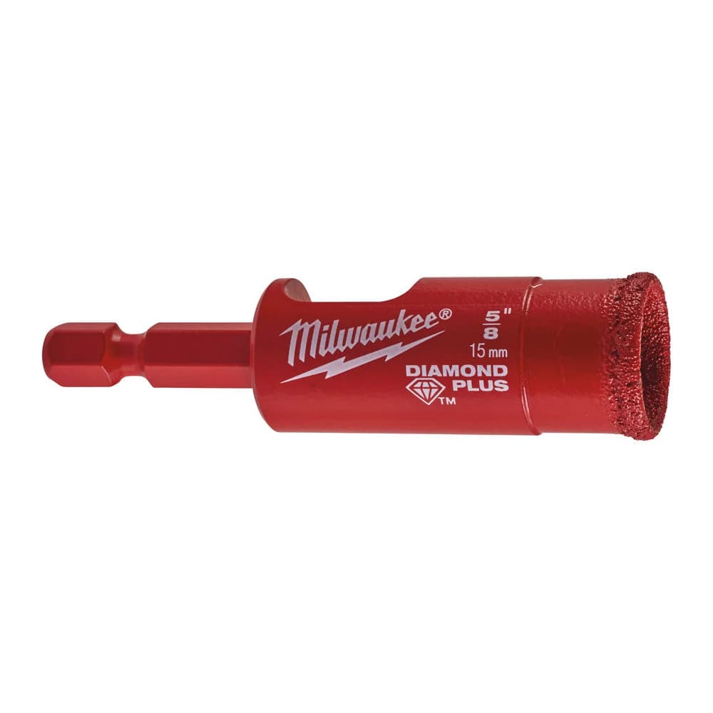 Milwaukee Diamond Plus Hole Saw 15 mm, 1/4\" Hex