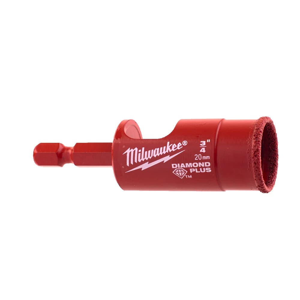 Milwaukee Diamond Plus Core Drill Bit 1/4\" Hex, 20 mm (49560515)