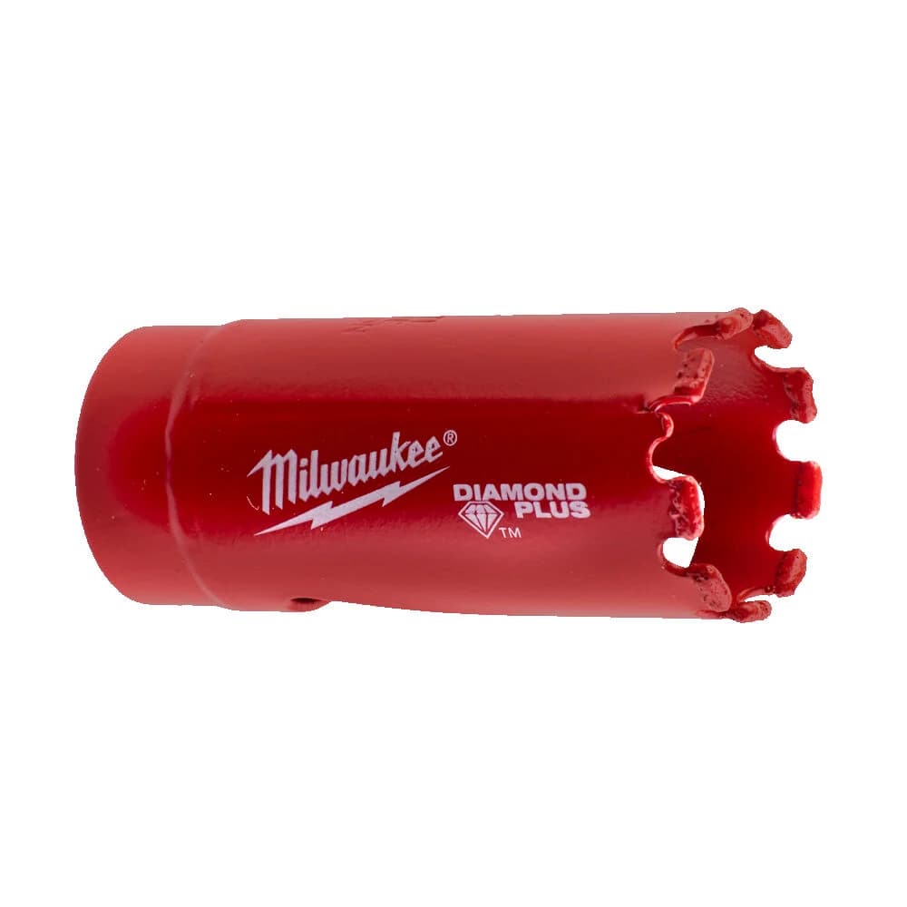Milwaukee Diamond Plus Hole Saw 22 mm, 1/2\" x 20 Thread